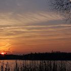 Abendrot im Februar