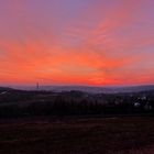 Abendrot im März