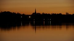 Abendrot im Markelfinger Winkel