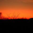 Abendrot im Oberbergischen Land