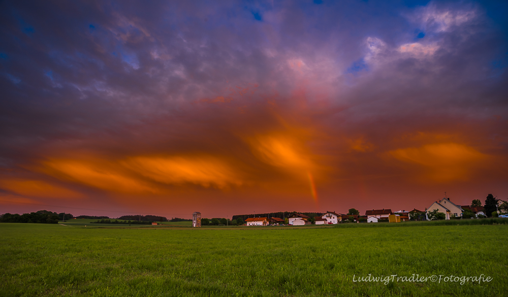 Abendrot im Süden