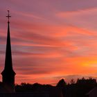 Abendrot im Weserbergland