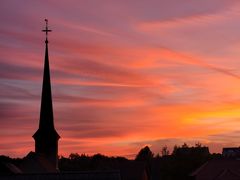 Abendrot im Weserbergland