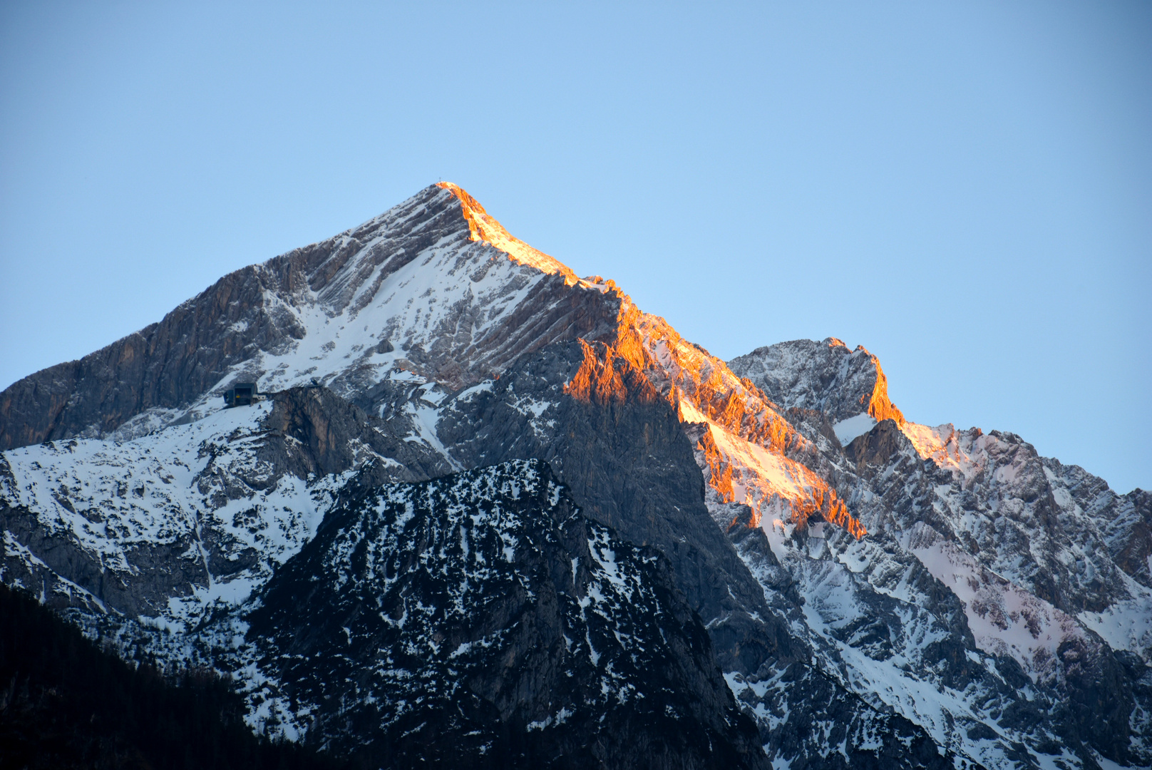 Abendrot im Wetterstein