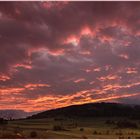 Abendrot in Baselland