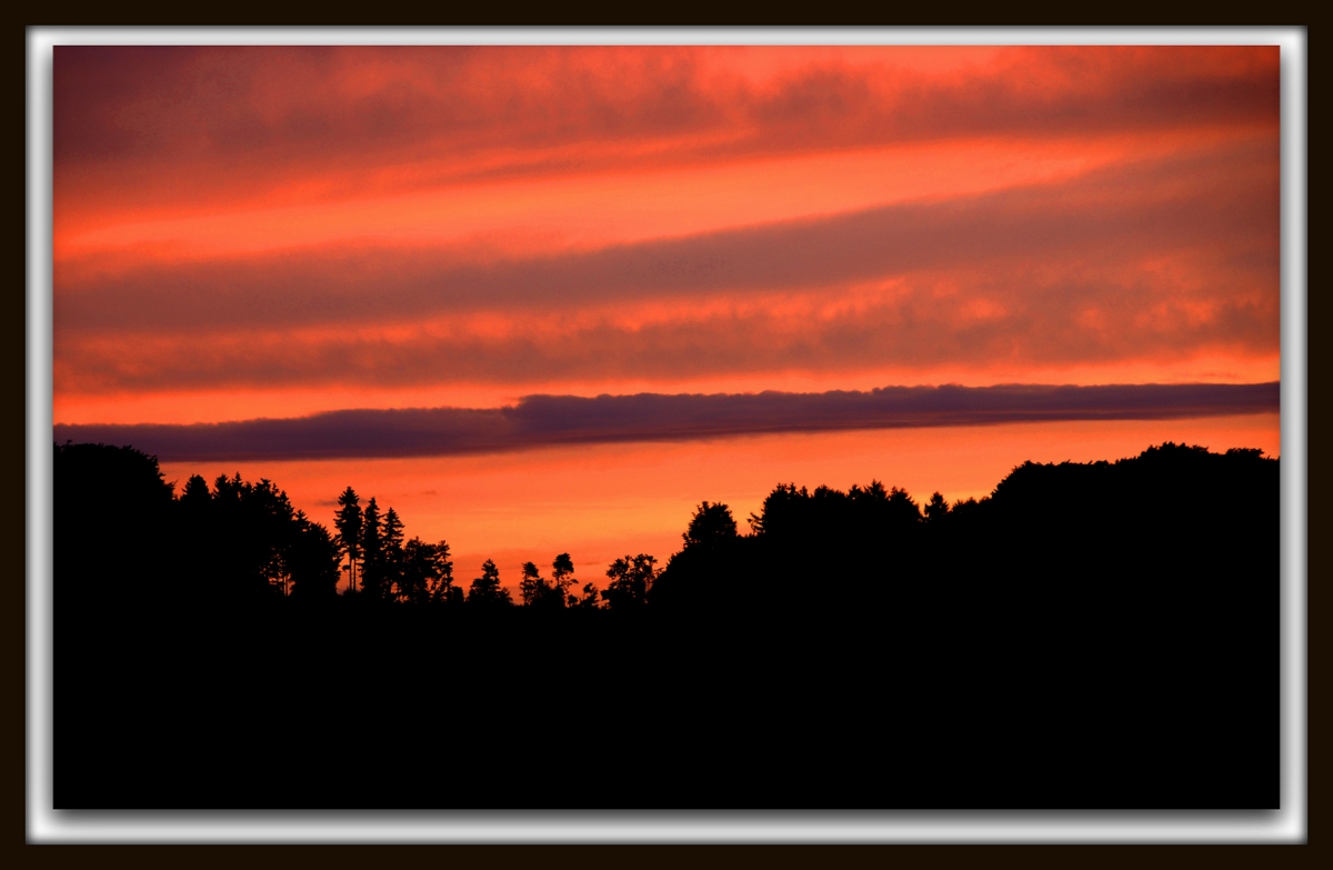 Abendrot in Blankenrath