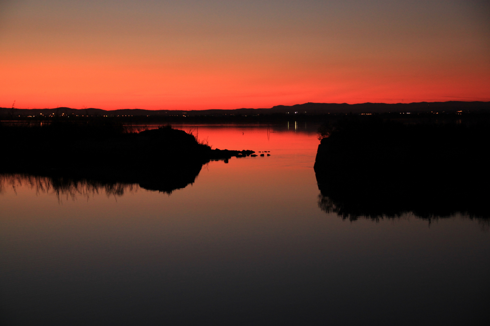 Abendrot in der Camargue