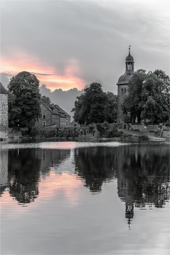 Abendrot in Flechtingen