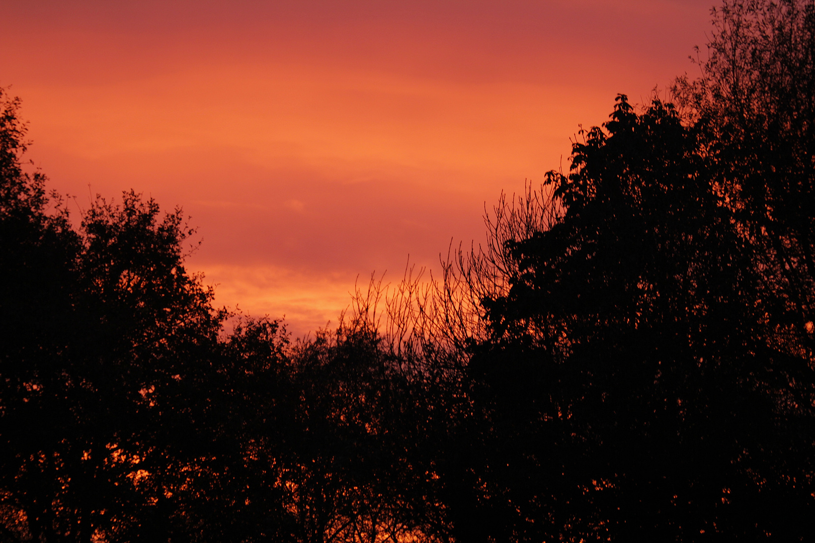 Abendrot in Gelsenkirchen