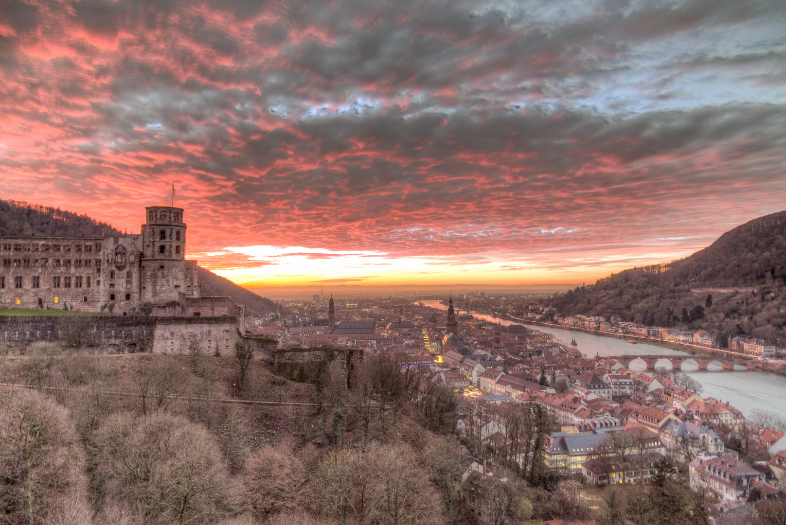 Abendrot in Heidelberg =)