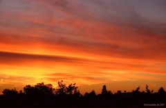 Abendrot in Herzogenaurach