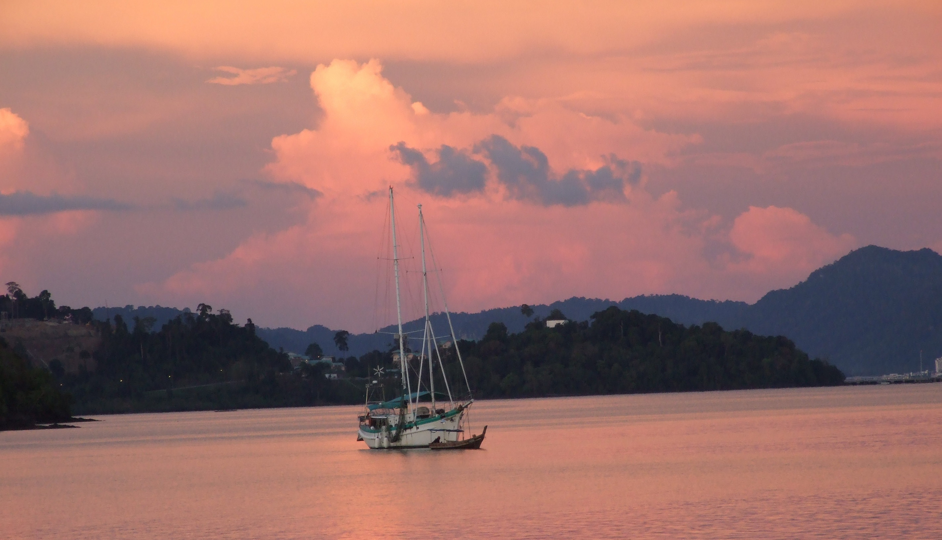 abendrot in Malaysia-Langkawi