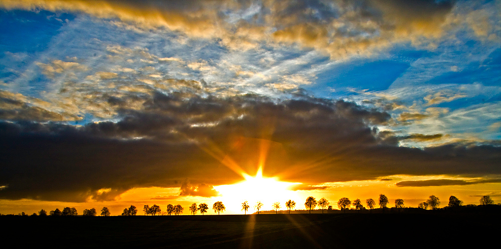 Abendrot in Oberbayern (edit)