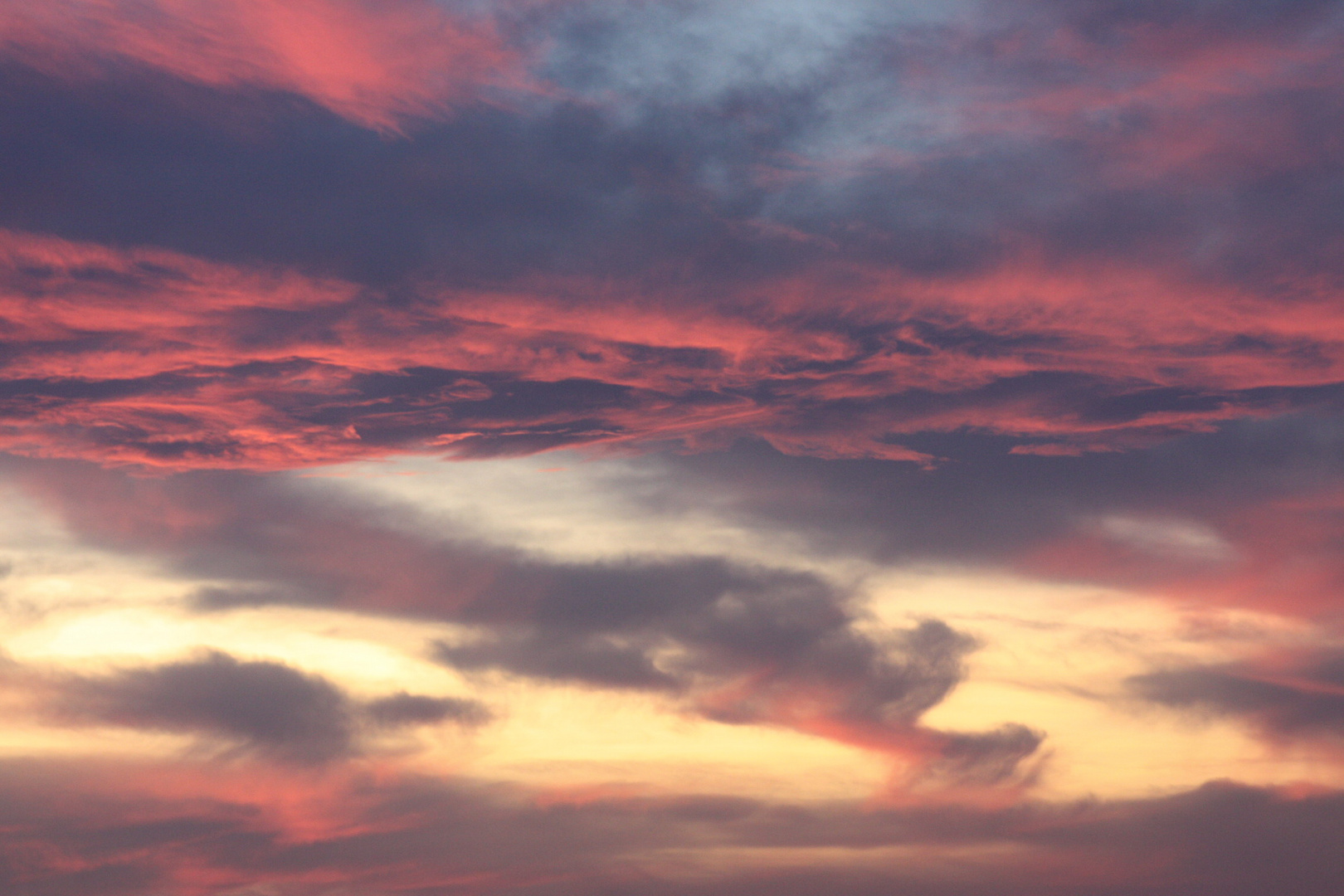 Abendrot in Spanien