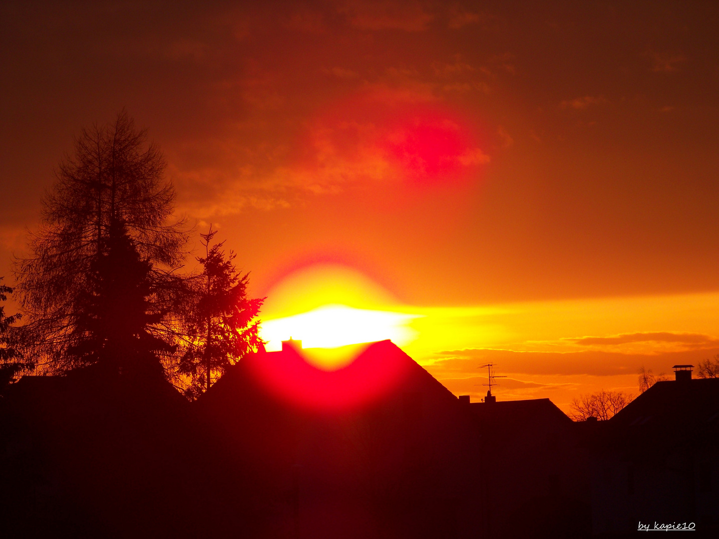 Abendrot in Stulln