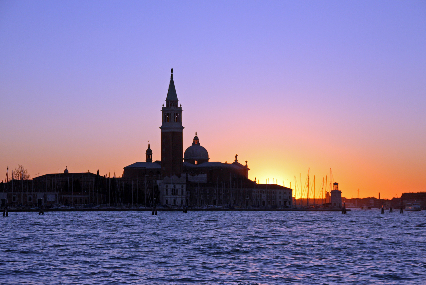 Abendrot in Venedig