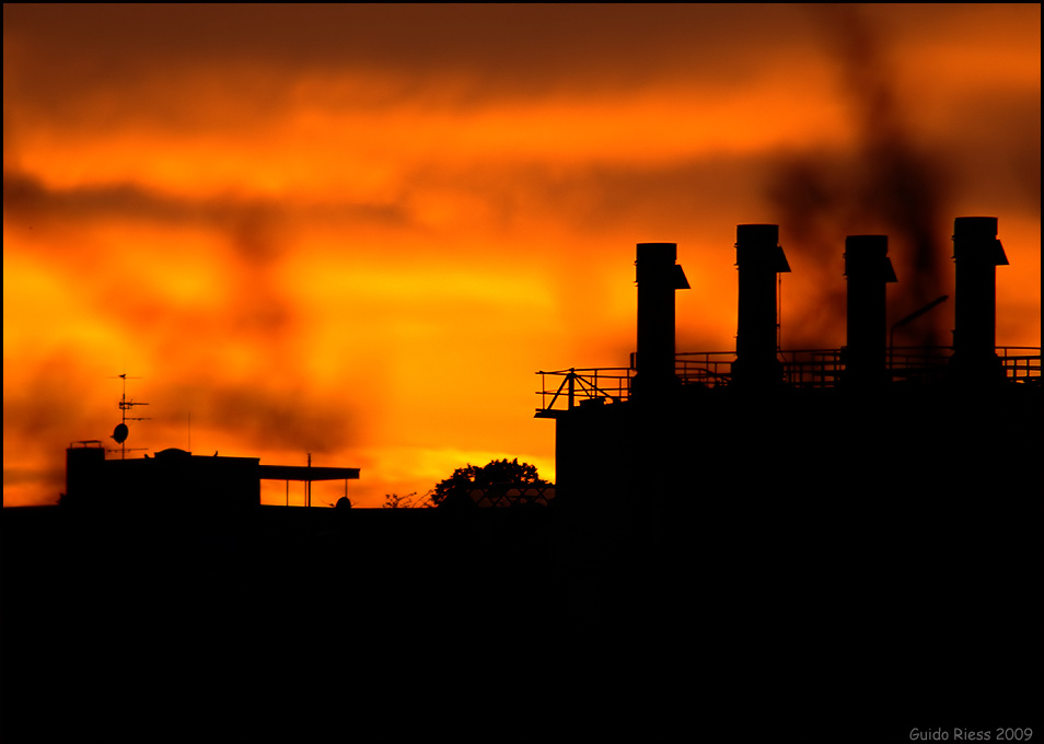 Abendrot - Industrie