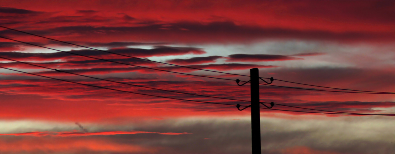 "Abendrot nach dem Sturm"