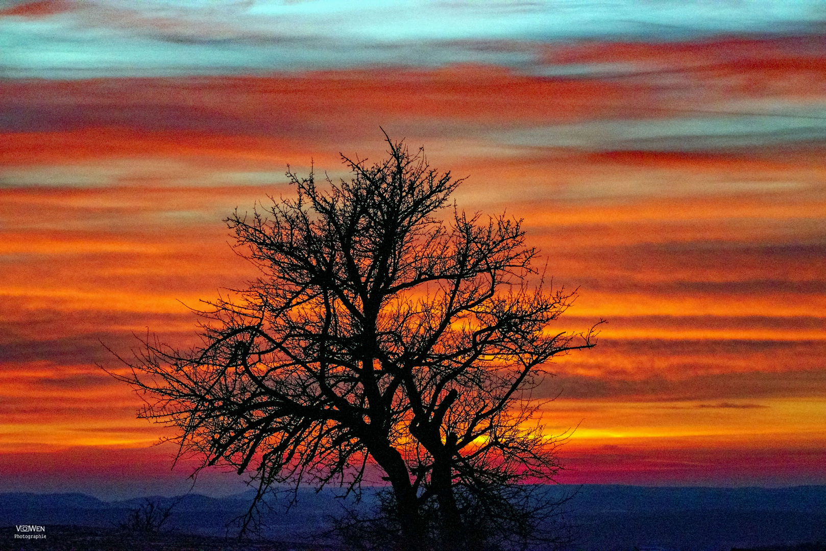 ABENDROT NEUBÜRG FRANKEN