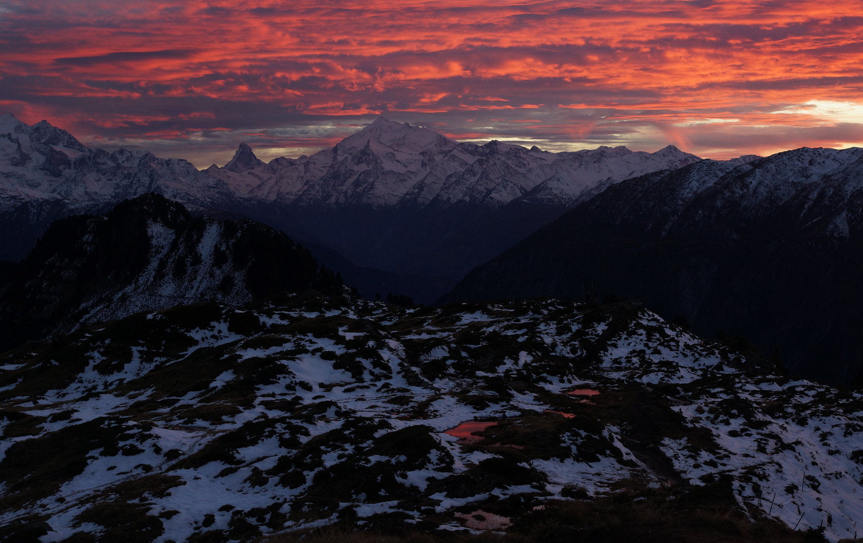 Abendrot Riederalp