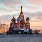 Abendrot - Roter Platz - Moskau - Basiliuskathedrale