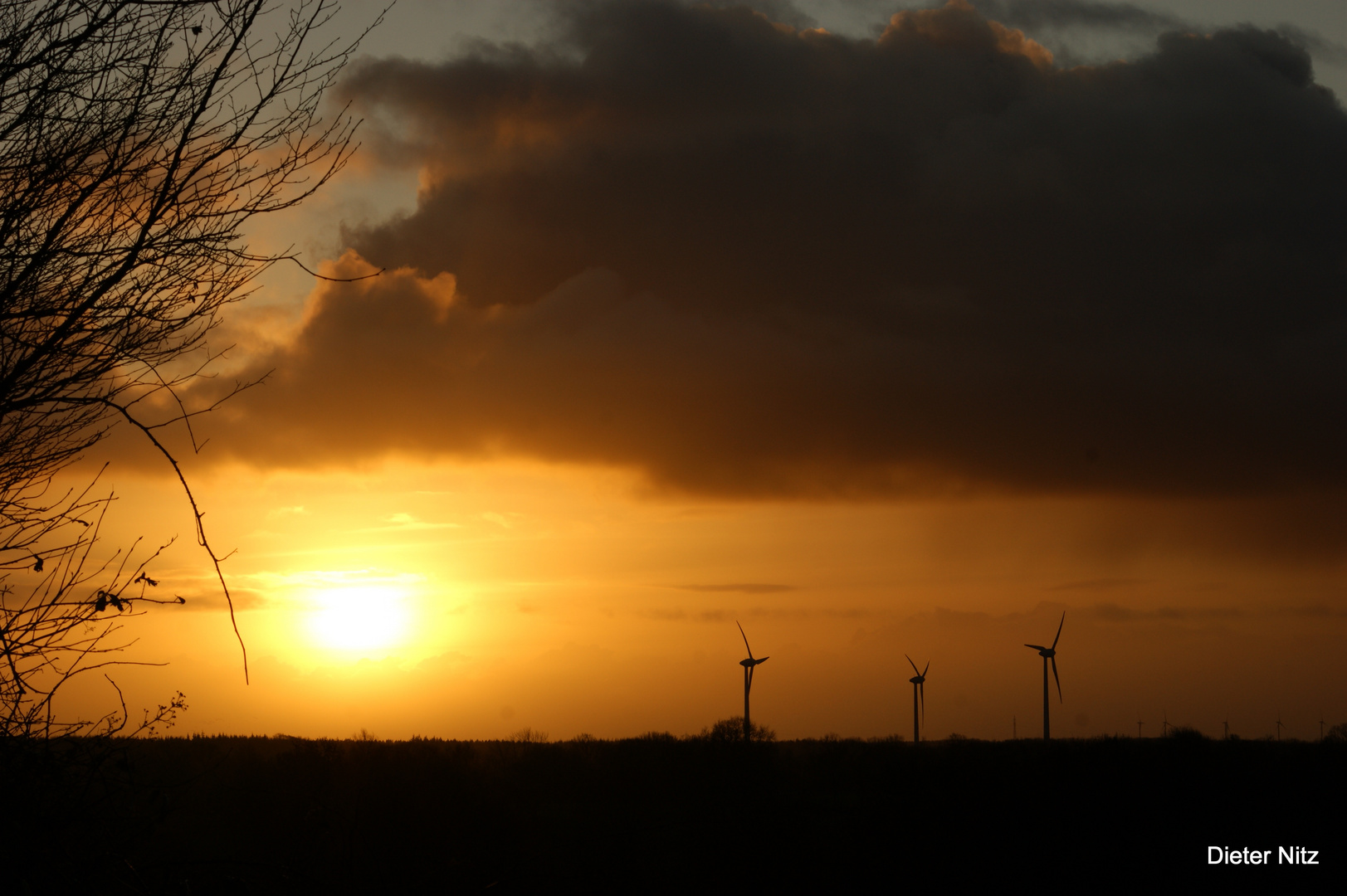 Abendrot, "Schlecht Wetter Droht"?