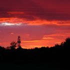 Abendrot, schlecht Wetter droht