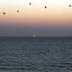 Abendrot über Bay of Biscay