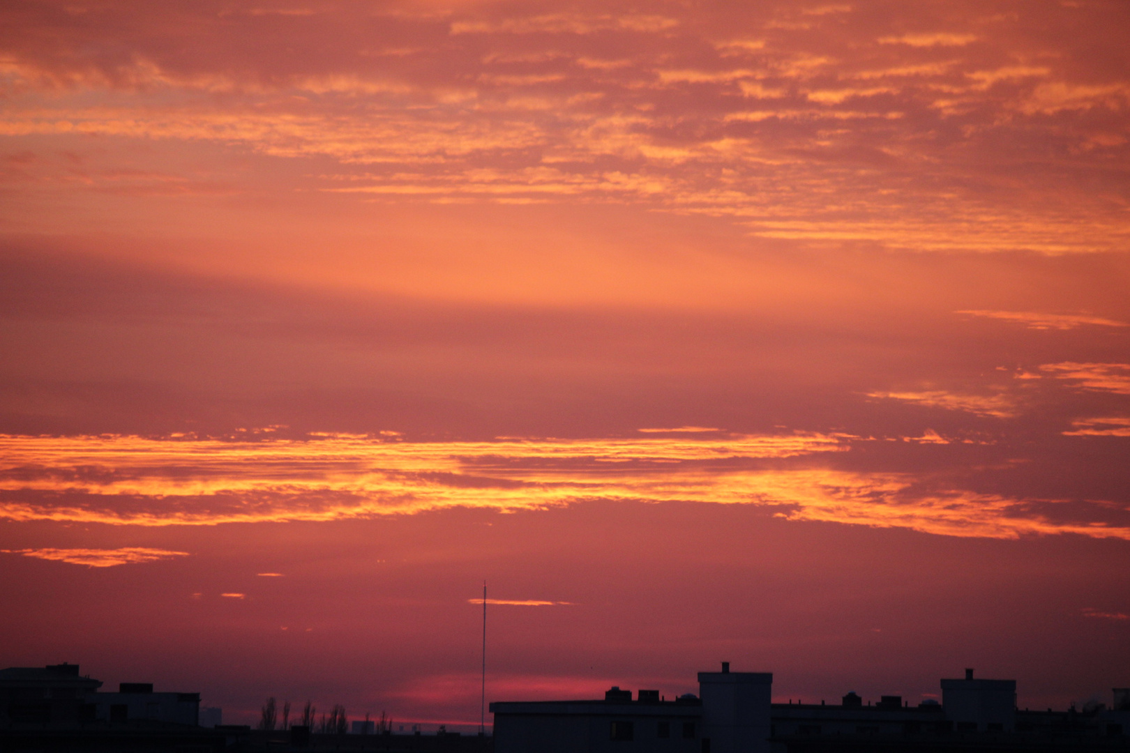 Abendrot über Berlin