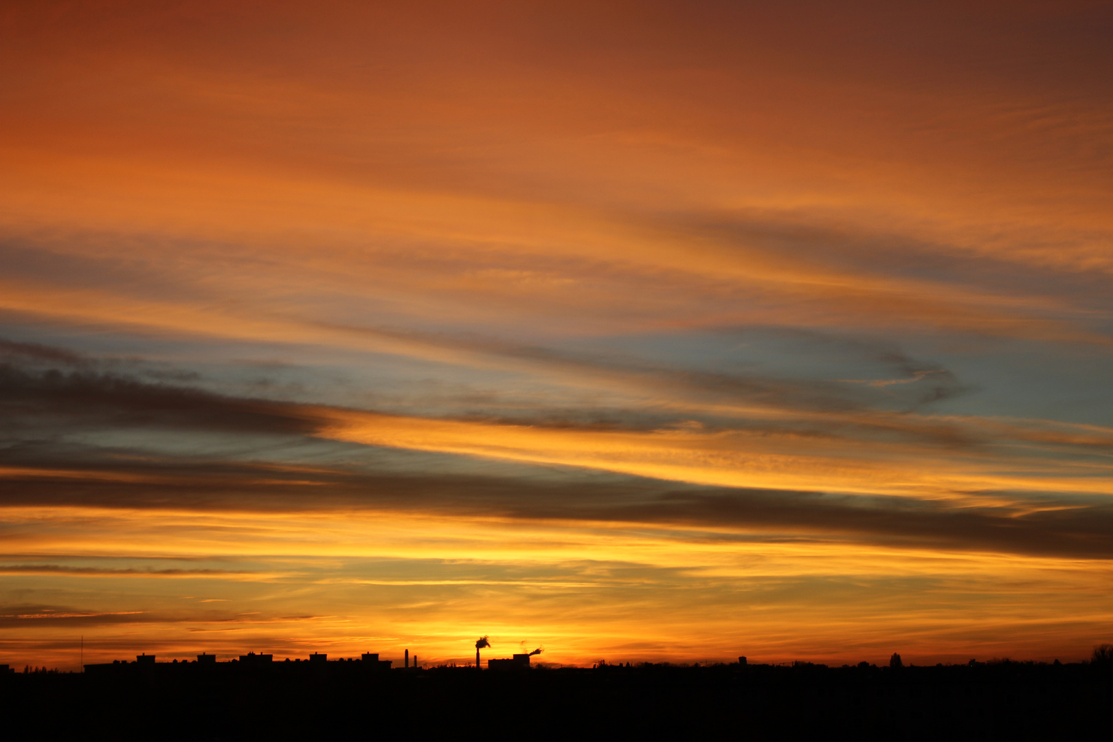 Abendrot über Berlin