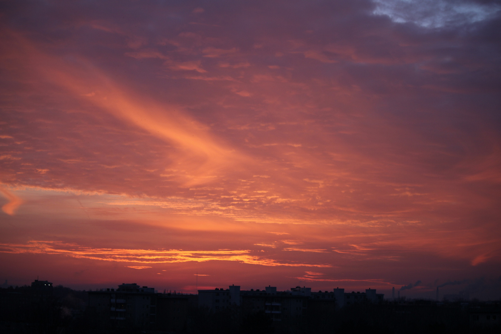 Abendrot über Berlin