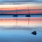 Abendrot über dem Ammersee