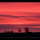 Abendrot über dem Bodden bei Zinnowitz 