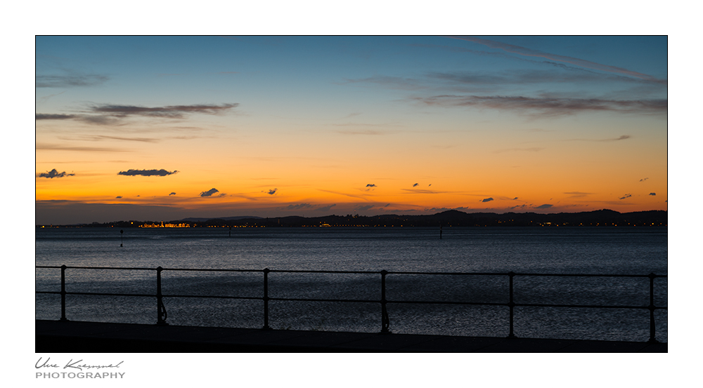 Abendrot über dem Bodensee