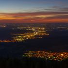 Abendrot über dem Nord-Schwarzwald