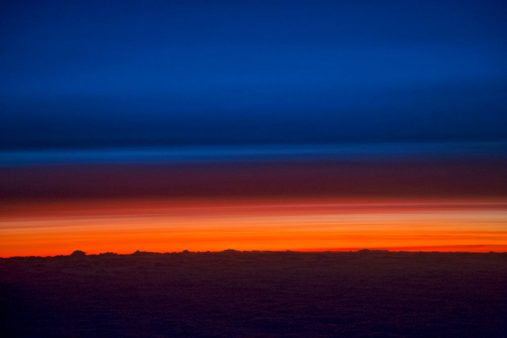 Abendrot über dem Nordatlantik