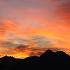 Abendrot über dem Untersberg