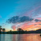 Abendrot über der Mosel