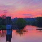 Abendrot über der Ruhr