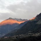 Abendrot über Dorf Tirol