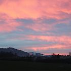 Abendrot über Emmenbrücke ...