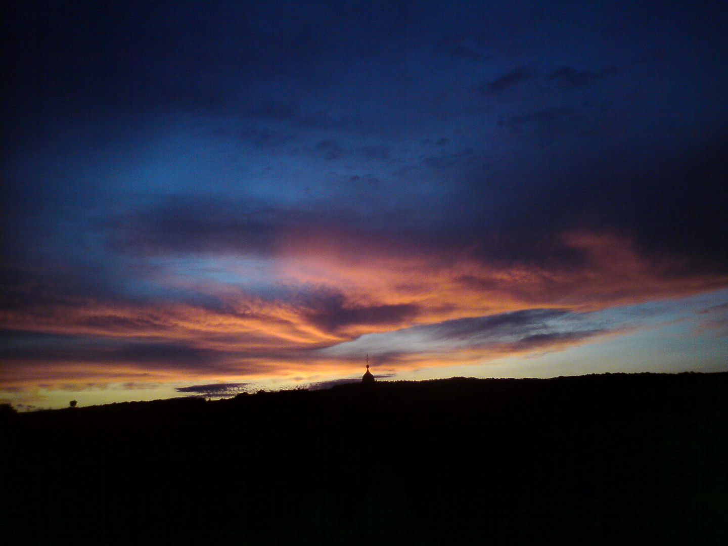 Abendrot über Kleinlüder