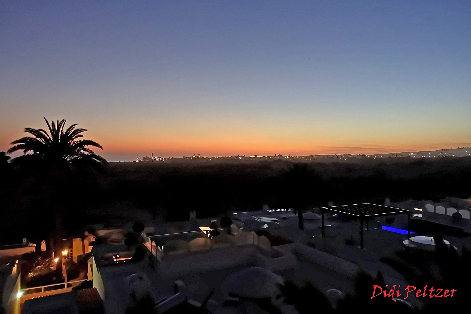 Abendrot über Maspalomas (Gran Canaria) ...