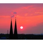 Abendrot über Nürnberg