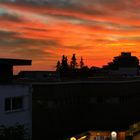 Abendrot über Remscheid