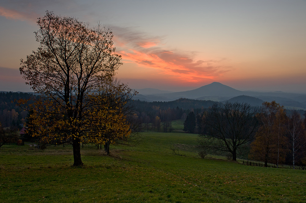 Abendrot über'm Rosenberg