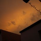 Abendrot Unwetter