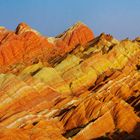 Abendrot von Zhangye Danxia Landform