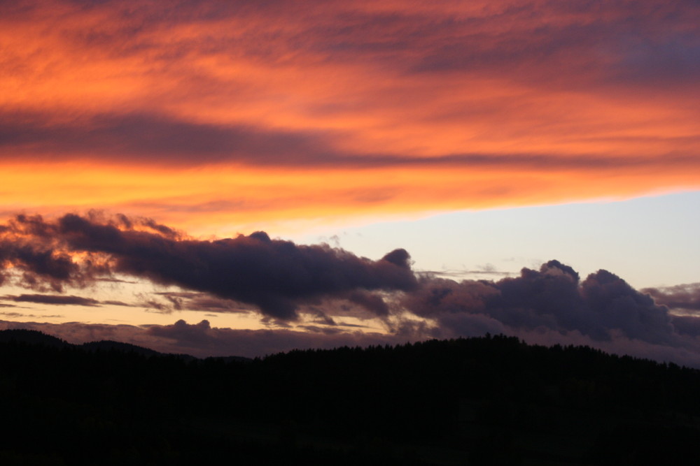 Abendrot Waldviertel 01