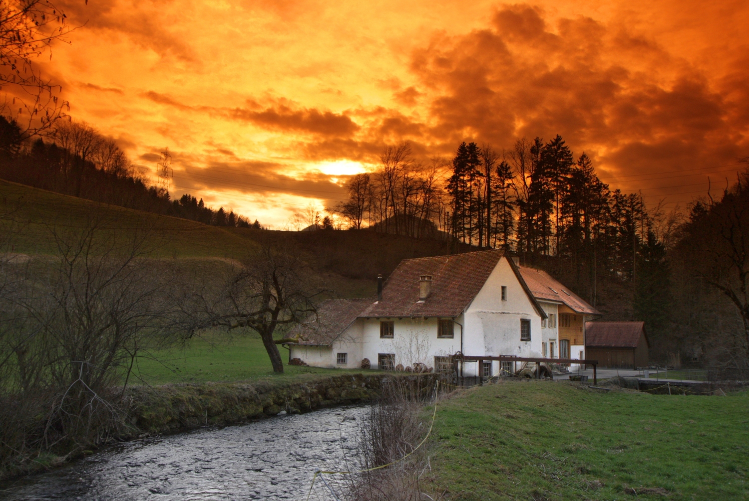 Abendrot Zauber mit cokin tabak